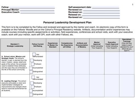 Leadership Development Plan Examples 10 In Ms Word Pages