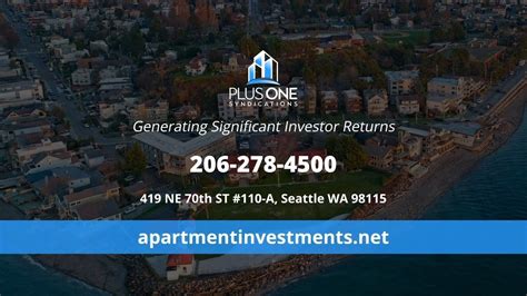 Leading Apartment Investment Group Plus One Syndications