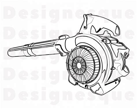 Leaf Blower Pages Coloring Pages