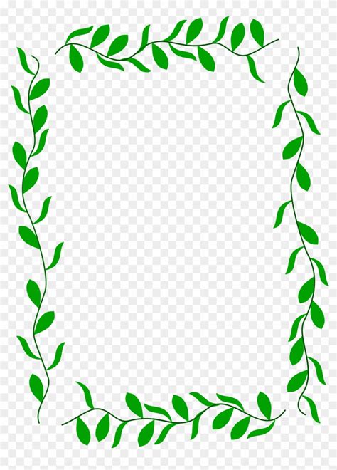 Leaf Border Design Drawing