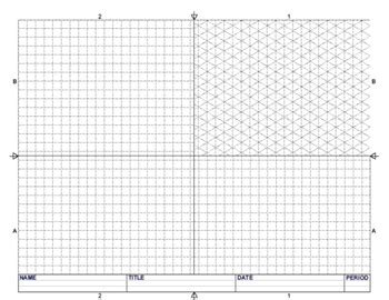Leaf Multi View Grid Paper Dark