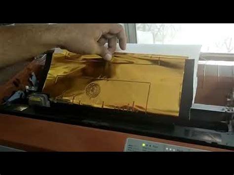 Leaf Printing Machine, Thesis Gold Foil Printing Machine, Printing ...