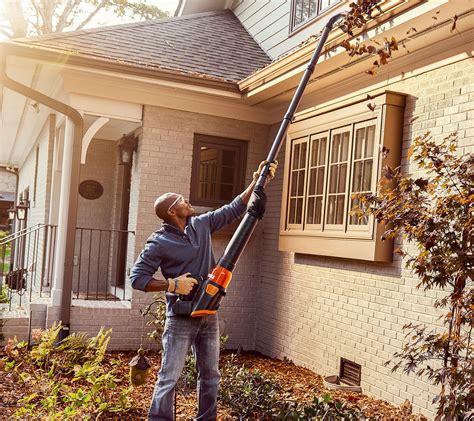 Leaf blower for gutters. WORX WG543.9 Nitro 20V Power Share™ Cordless LeafJet Blower with Brushless Motor, Tool Only. The Worx GUTTERPRO Universal Gutter Cleaning Kit is the easier, cost-effective, much safer way to clean your gutters. And since it’s so easy to use, you’ll do it more frequently, decreasing maintenance costs on your home. 