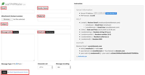 Leafmailer php script.  Leaf PHPMailer is a PHP mailer hacktool that lets an attacker s...