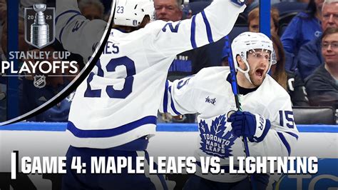 Leafs vs lightning. 