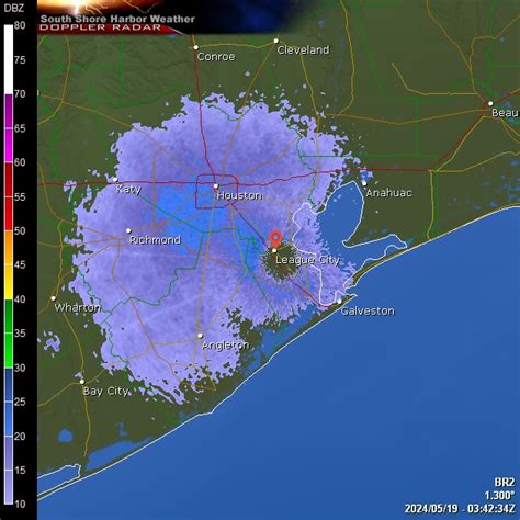 League city radar weather. Long range weather outlook for League City includes 14 day forecast summary: The forecast for League City in the coming two weeks is predicting the average daytime maximum temperature will be around 28°C, with a high for the two weeks of 34°C expected on the afternoon of Friday 13th. 