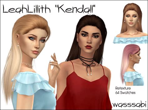 Sims 4 / Hair / Hairstyles / Female. . Leahlillith