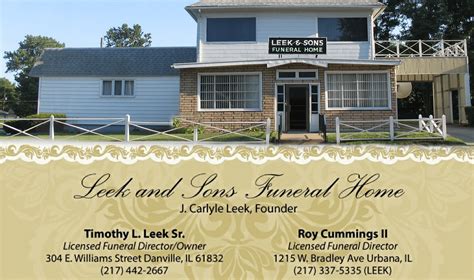 Leak and sons funeral home. According to the lawsuit, Leak & Sons assured the family that the remains had been prepared for a "dignified, respectful, lawful burial" ahead of the funeral at the South Side funeral home on Aug. 19. 