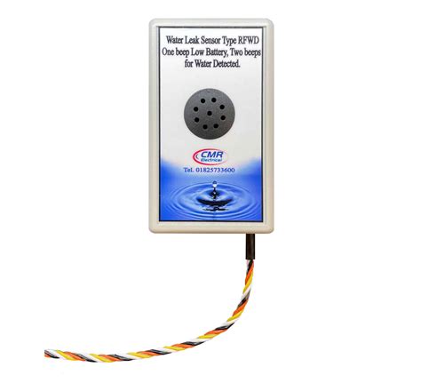 Leakage sensor water. Model SS-4 is used in applications where a tie-in to an existing panel is desired, such as Building Management Systems (BMS), and no audible alarm is necessary. The SS-4 is available in three powering options – including (2) 9v alkaline batteries, PSW-3 power supply, and a voltage module. The power draw is 1ma @ 9vdc (activated). 