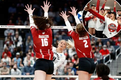 Wisconsin then went on to battle its way to a 31-29 win in the second set, 25-23 victory in the third. . 