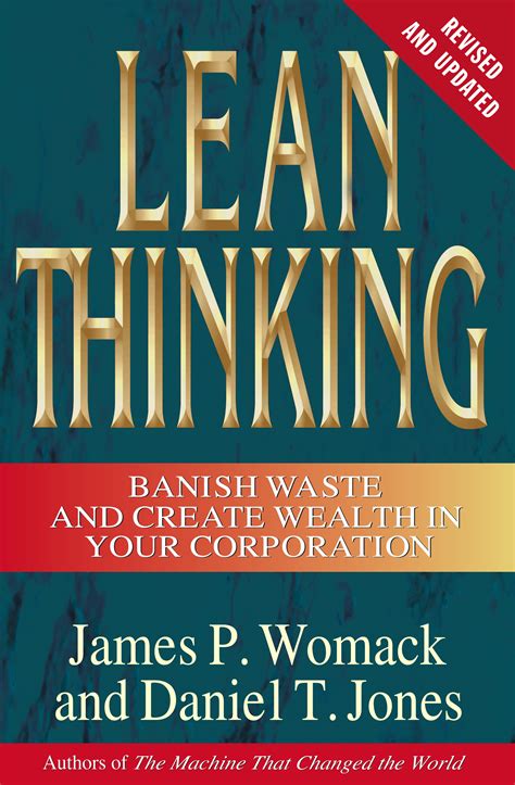 Lean Thinking Book by James P. Womack, Daniel T. Jones