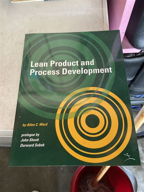Read Online Lean Product And Process Development By Allen C Ward