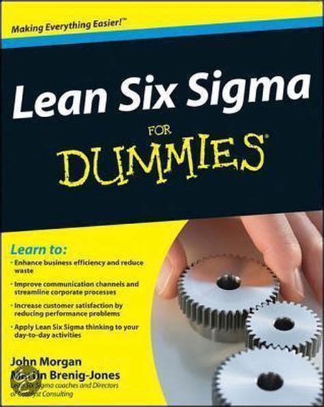 Download Lean Six Sigma For Dummies By John A Morgan