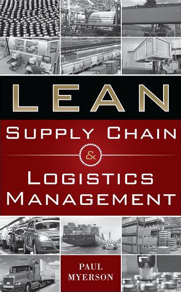 Download Lean Supply Chain And Logistics Management By Paul Myerson