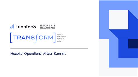 LeanTaaS Transform Virtual Summit June 2022