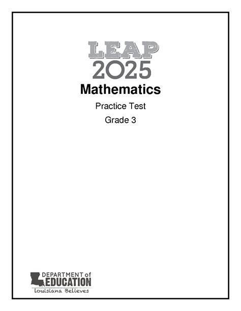 Leap 2025 algebra 1 practice test pdf. There are no student or test session summary reports for practice tests. The following reports are available for practice test assessments: • Test Session Response Map • Student Response Map • Data .csv File For technical questions about online test setup, please contact Louisiana Customer Service at 1-888-718-4836 or 