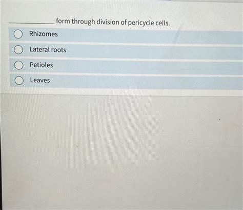 Learn About Pericycle Chegg.com