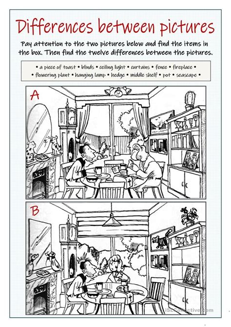 Learn English Learning Differences Worksheet