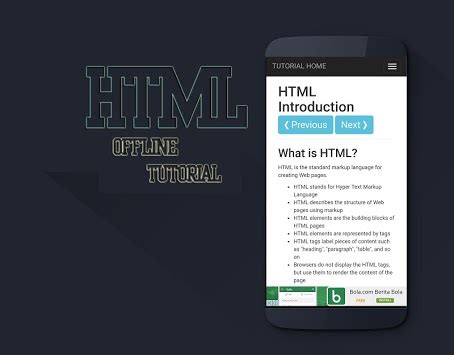 Learn HTML Offline Tutorial APK Download For Free