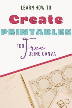 Learn How To Create Free Printables Using Canva Mindful Galaxy