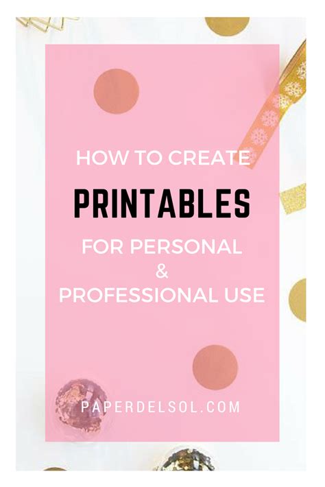 Learn How To Make Printables for Home and Business Use