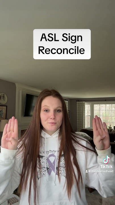 Learn How To Sign Reconcile in ASL for Beginners American Sign ...