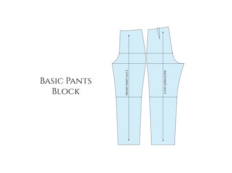 Learn How to Draft the Basic Pants Pattern The Shapes of Fabric