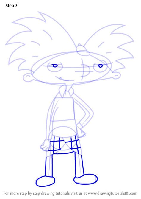 Learn How to Draw Arnold Shortman from Hey Arnold! (Hey Arnold!) Step