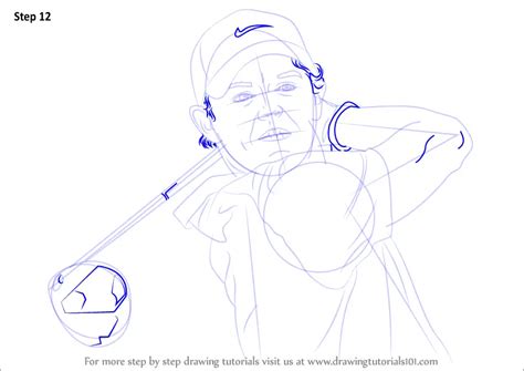 Learn How to Draw Rory McIlroy (Golfers) Step by Step Drawing Tutorials