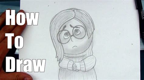 Learn How to Draw Sadness from Inside Out (Inside Out) Step by Step