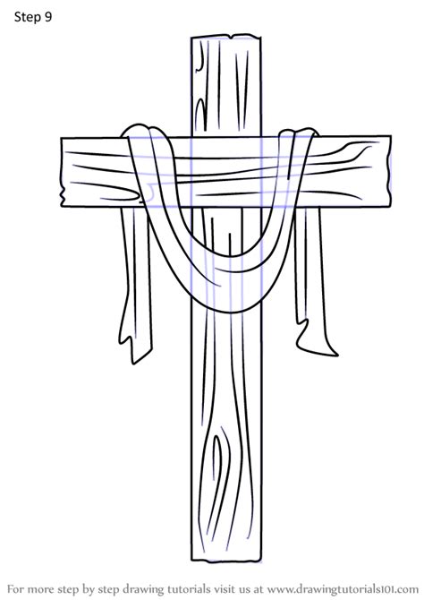 Learn How to Draw The Cross (Christmas) Step by Step Drawing Tutorials
