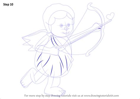 Learn How to Draw a Cupid with Bow (Love) Step by Step Drawing Tutorials