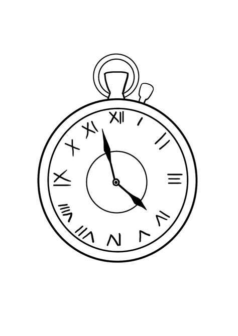 Learn How to Draw a Pocket Watch Easy StepbyStep Drawing Tutorial