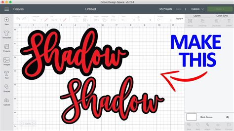 Learn How to Make a Shadow Font for Cricut Design Space Text Offset