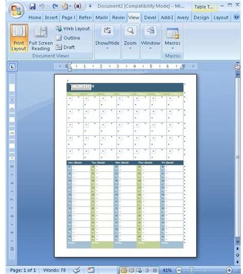 Learn How to Use Microsoft Word and Calendar Creator to Get Organized