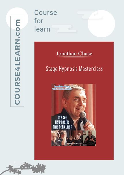 Learn Hypnosis Online Jonathan Chase MasterClass