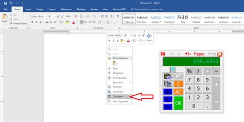 Learn New Things How to Add Calculator for MS Word (Do Calculation in
