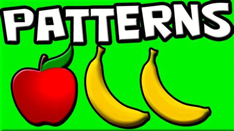 Learn PATTERNS for KIDS! ABB Patterns for Children YouTube
