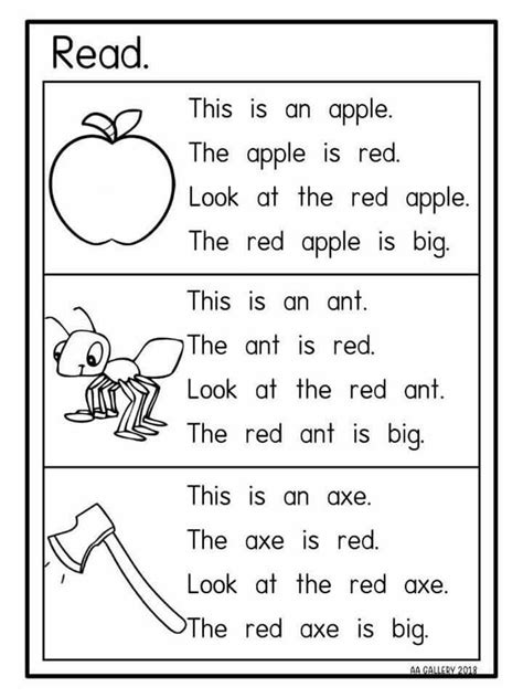 Learn To Read Free Printables