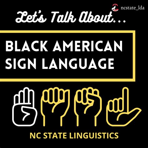 This article reports on the intersection of African American English (AAE) and a variety of American Sign Language (ASL) used by Black signers and known as Black ASL. Based on an extensive .... 