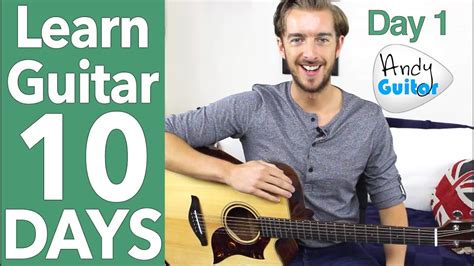 Learn guitar free. A full-sized acoustic guitar is 40 to 42 inches in length. A full-sized guitar is also referred to as a “4/4,” with the smaller sizes being three-quarter, one-half and one-quarter.... 