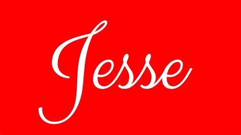 Learn how to Sign the Name Jesse Stylishly in Cursive Writing YouTube