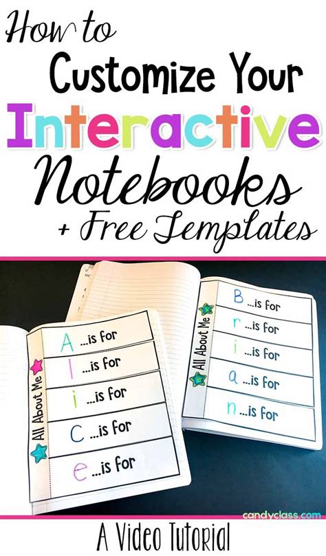 Learn how to customize your interactive notebook templates with this