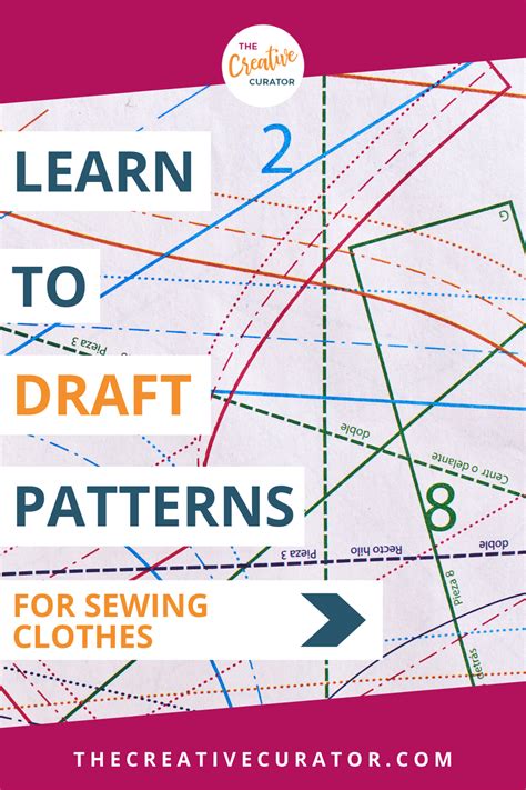 Learn how to draft your patterns for sewing clothes from scratch and