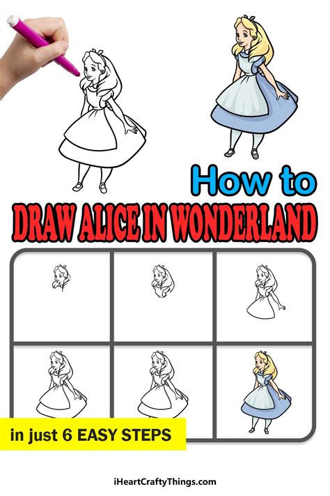 Learn how to draw How to Draw Alice in 2021 Alice in wonderland