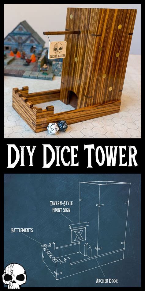 Learn how to make a Dice Tower! Make your DnD games even more EPIC with