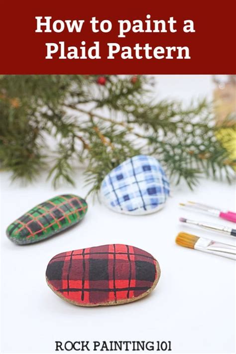 Learn how to paint plaid with this simple step by step tutorial