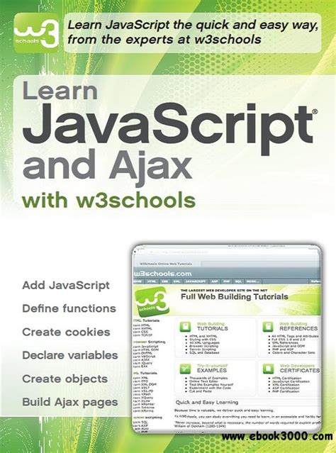 Learn javascript and ajax with w3schools paperback common. - In good company the fast track from the corporate world to poverty chastity and obedience.