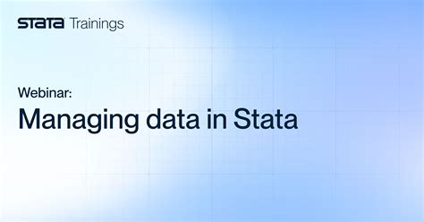 Learn stata free.  Stata courses can help you learn data management, statisti...