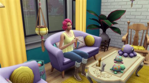 Learn the Knitting Skill and Unlock Patterns Sims Online